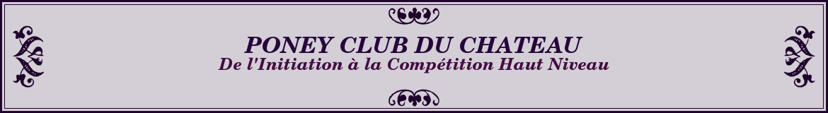 PONEY CLUB DU CHATEAU